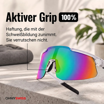 PRO Sport-Sonnenbrille mit Antibeschlagbeschichtung von OHMYSWISS
