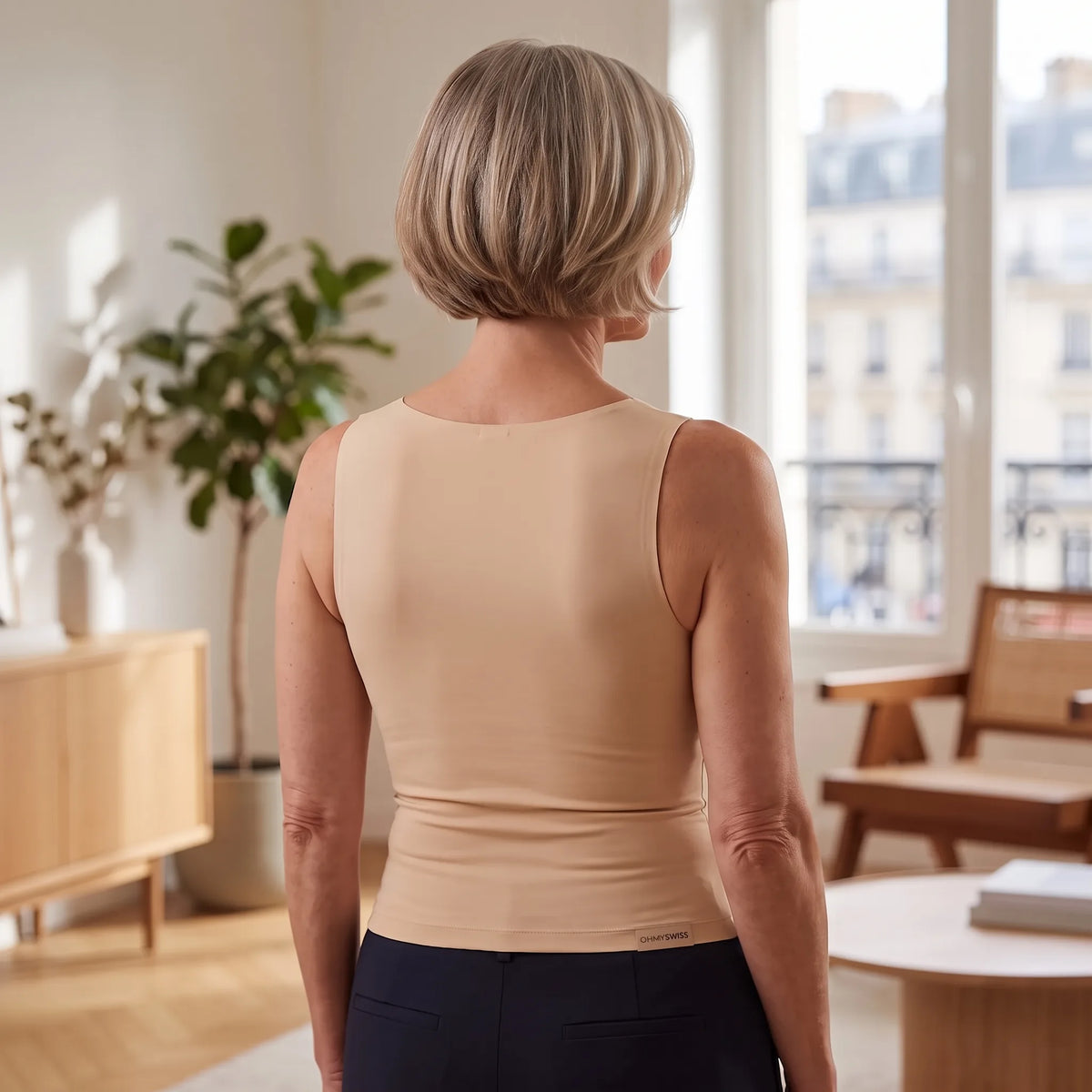 Canotta Comfort con Reggiseno Integrato OHMYSWISS