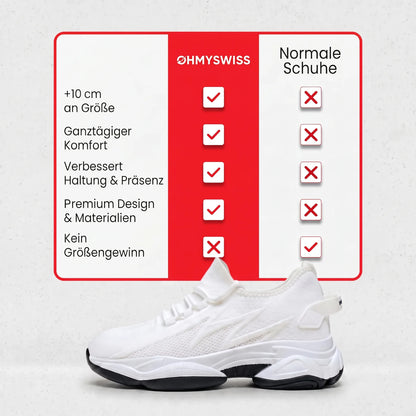 Sneakers Limitless mit unsichtbarem Absatz OHMYSWISS