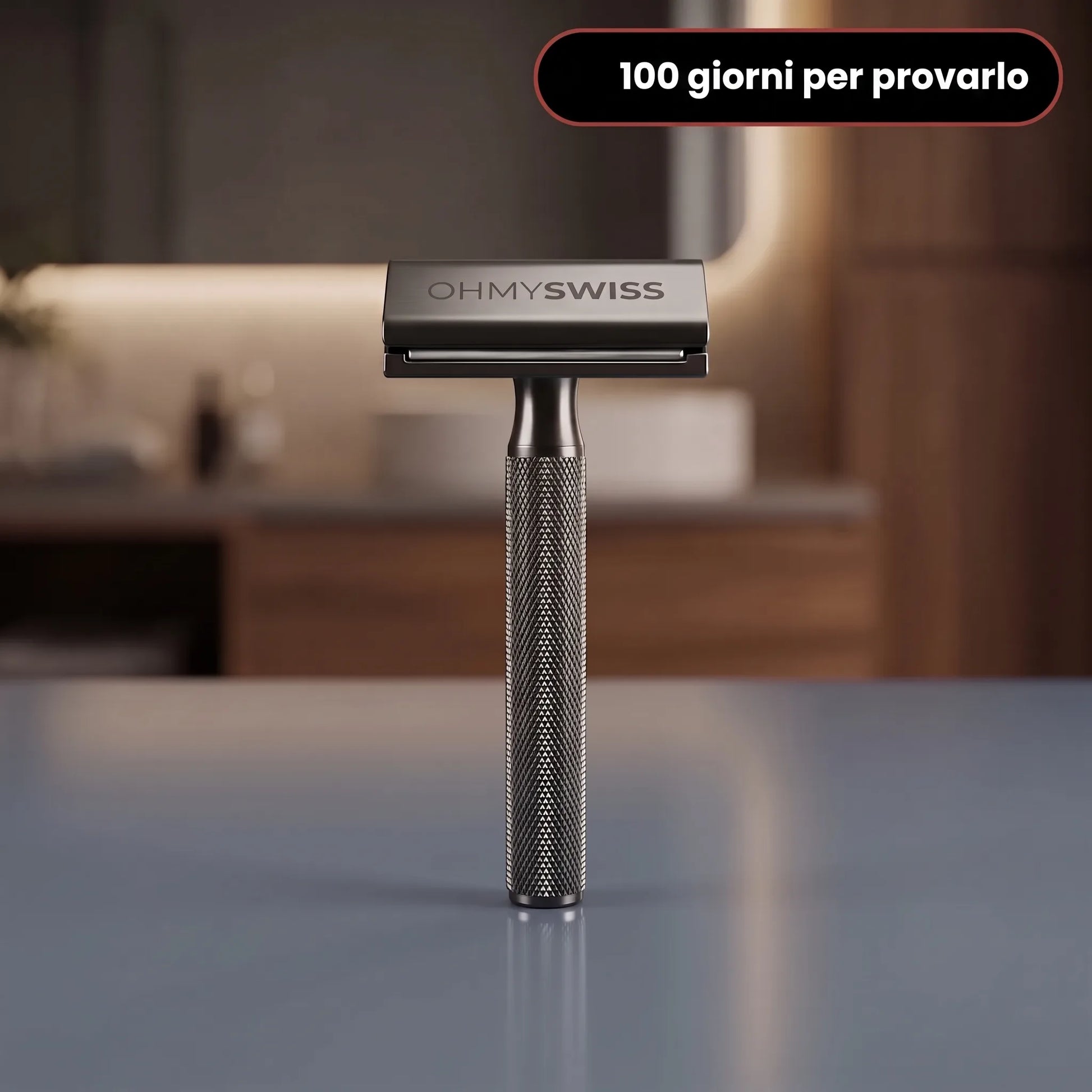 Rasoio di Sicurezza 30° Pelle Sensibile OHMYSWISS