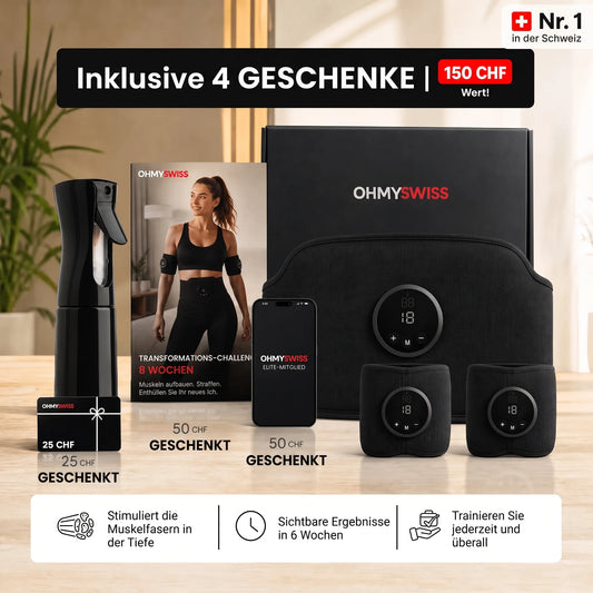 Elektrostimulations-Gürtel Ultra EMS OHMYSWISS