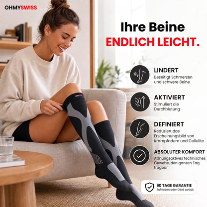 Calze a compressione graduata OHMYSWISS