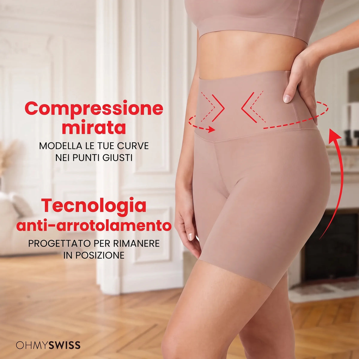 Shorts Modellante Anti-Scorrimento OHMYSWISS
