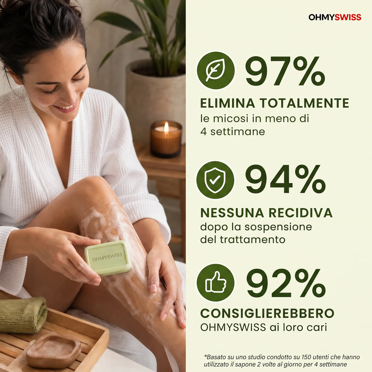 Sapone antimicotico OHMYSWISS