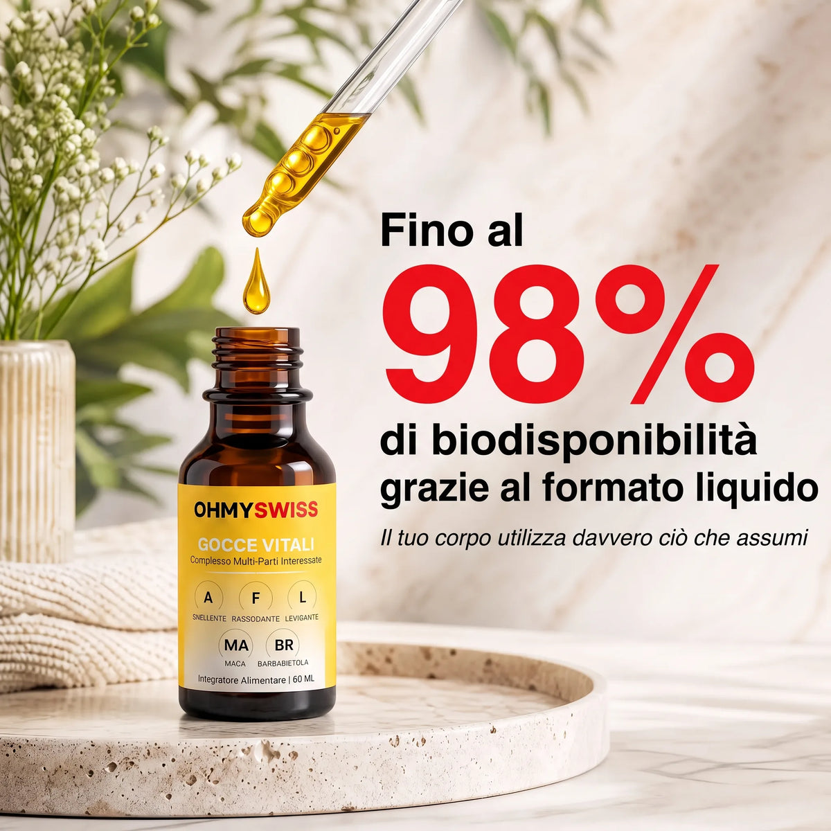 Gocce Tonificanti™ OHMYSWISS
