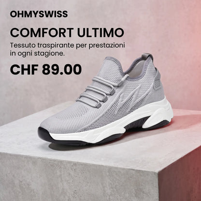 Sneakers Limitless con Rialzo Invisibile OHMYSWISS