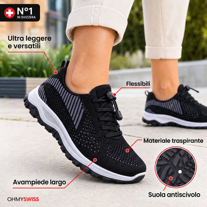 AmpliSoft™ — Sneaker comode per piedi gonfi e larghi OHMYSWISS