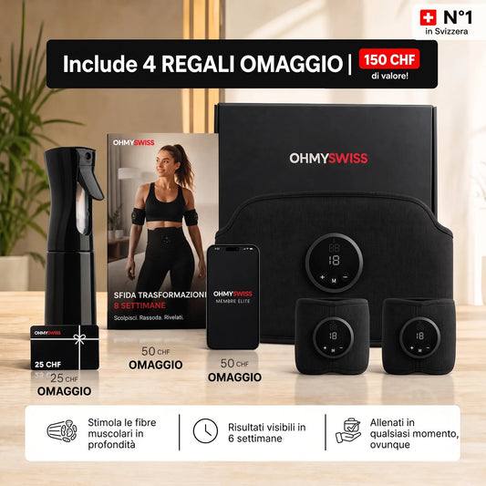 Cintura Elettrostimolazione Ultra EMS OHMYSWISS