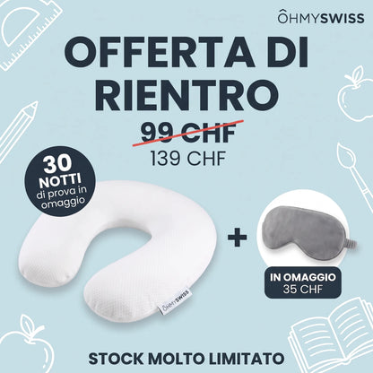 Cuscino Ergonomico a U XXL OHMYSWISS
