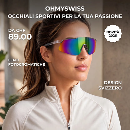OHMYSWISS PRO Sportbrille mit Antibeschlag-Funktion