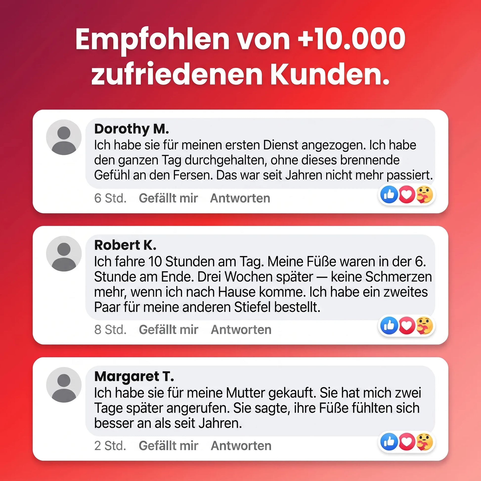 Gel Komfort+ Einlegesohlen OHMYSWISS
