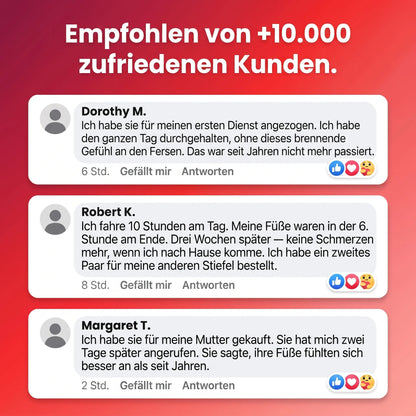 Gel Komfort+ Einlegesohlen OHMYSWISS
