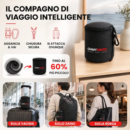 Nappy™ – Das ergonomische Reisekissen von OHMYSWISS
