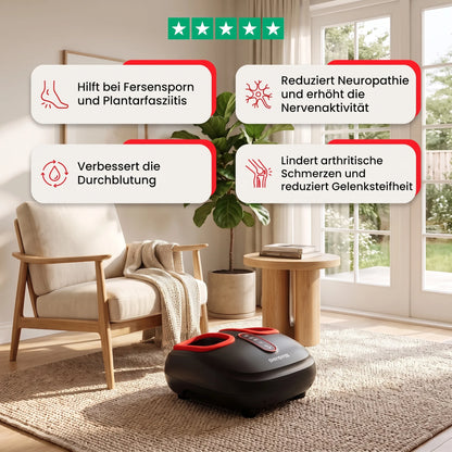 Fodlux Pro – Beheiztes Fußmassagegerät OHMYSWISS