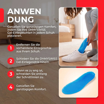 Gel Komfort+ Einlegesohlen OHMYSWISS
