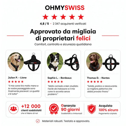 Anti-Zug-Halsband „Comfort+“ von OHMYSWISS