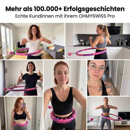 Hula Hoop Intelligent Pro + Schwitzgürtel GRATIS OHMYSWISS