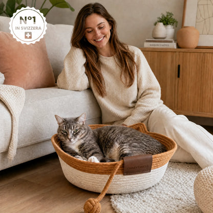 Das handgeflochtene Katzennest, das Ihre Katze beruhigt – OHMYSWISS