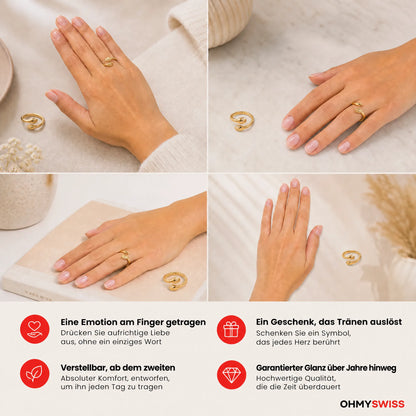 Ring „Umarmung – Immer bei dir“ OHMYSWISS