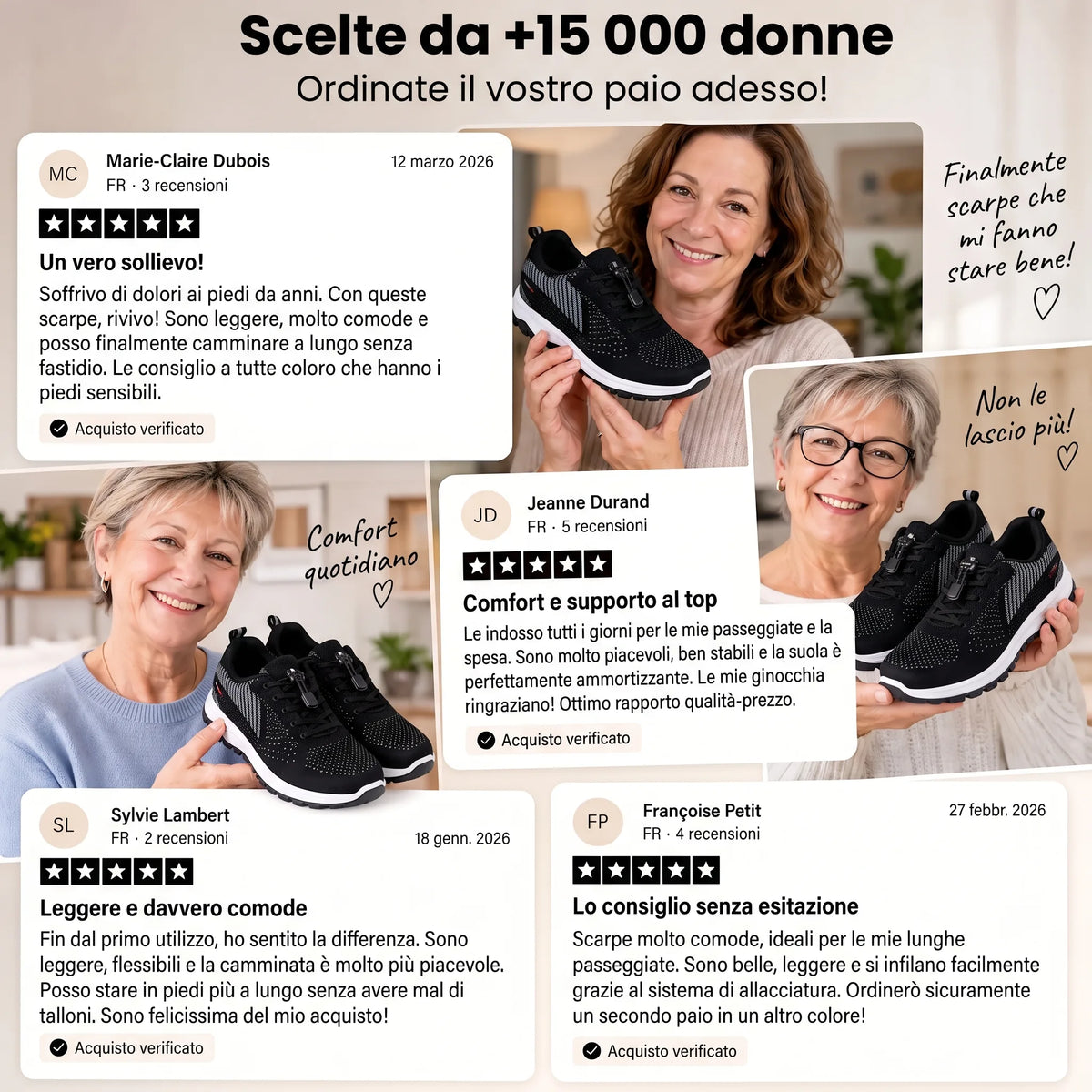 AmpliSoft™ — Sneaker comode per piedi gonfi e larghi OHMYSWISS