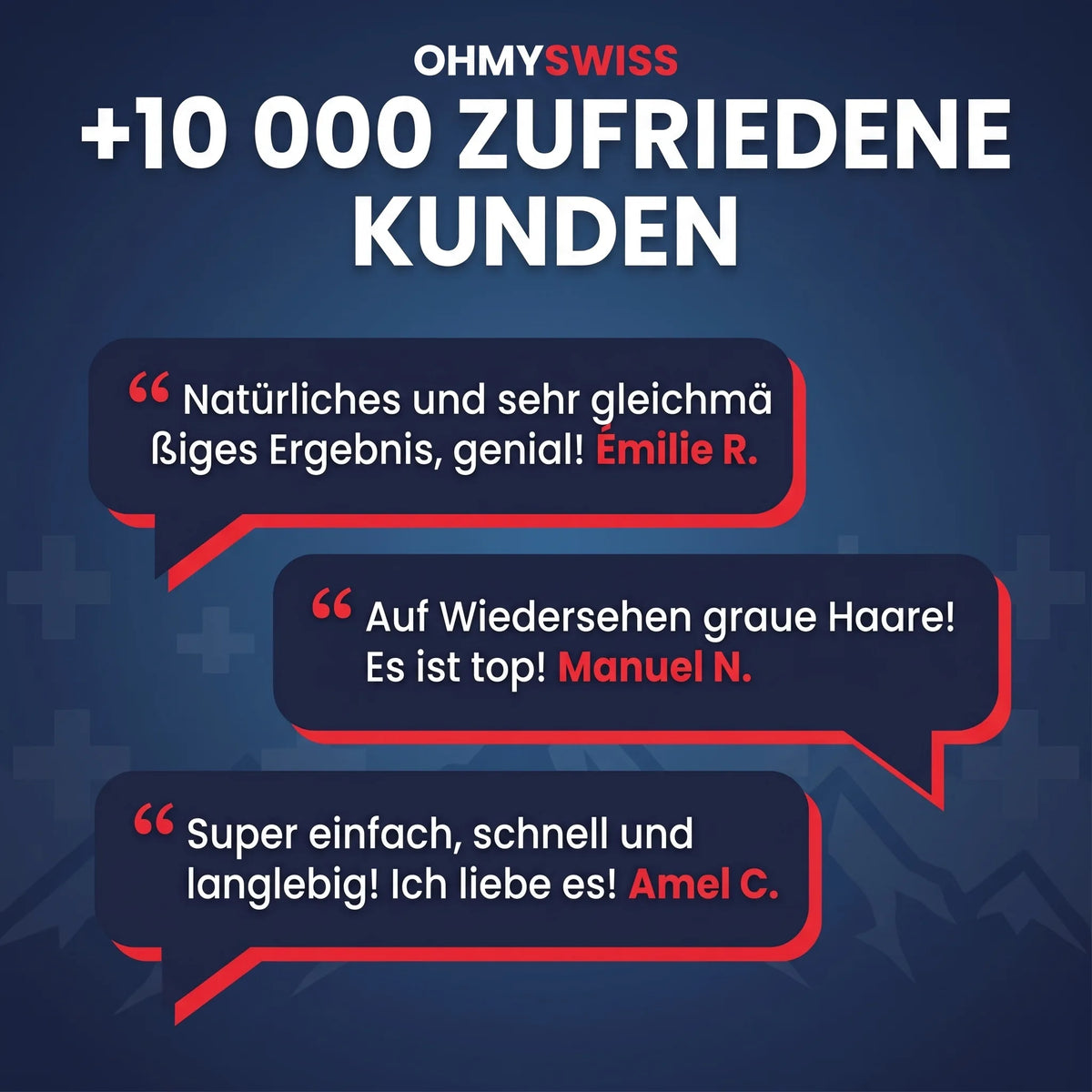Sofort-Färbeshampoo OHMYSWISS