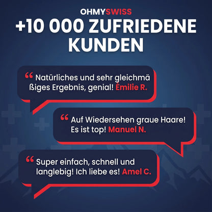 Sofort-Färbeshampoo OHMYSWISS