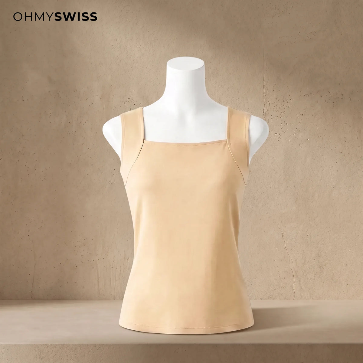 Komfort-Top mit integriertem BH OHMYSWISS