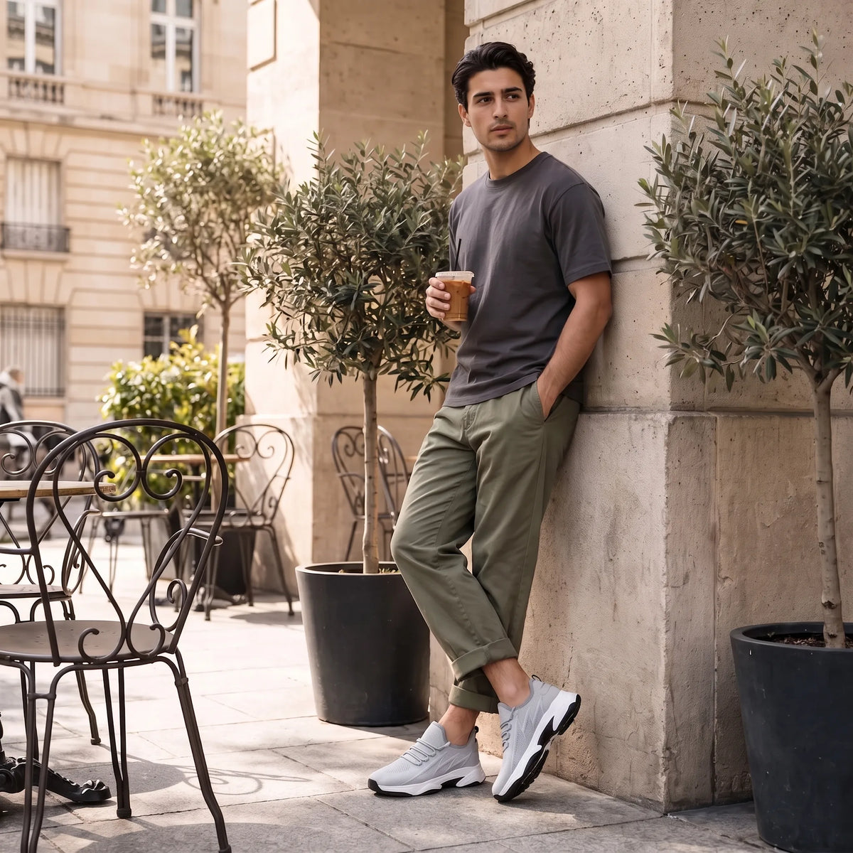 Sneakers Limitless con Rialzo Invisibile OHMYSWISS
