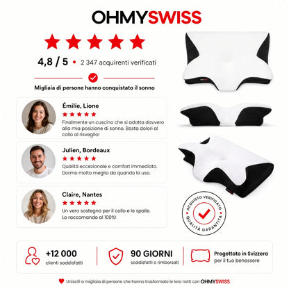 Cuscino ergonomico Somnia OHMYSWISS