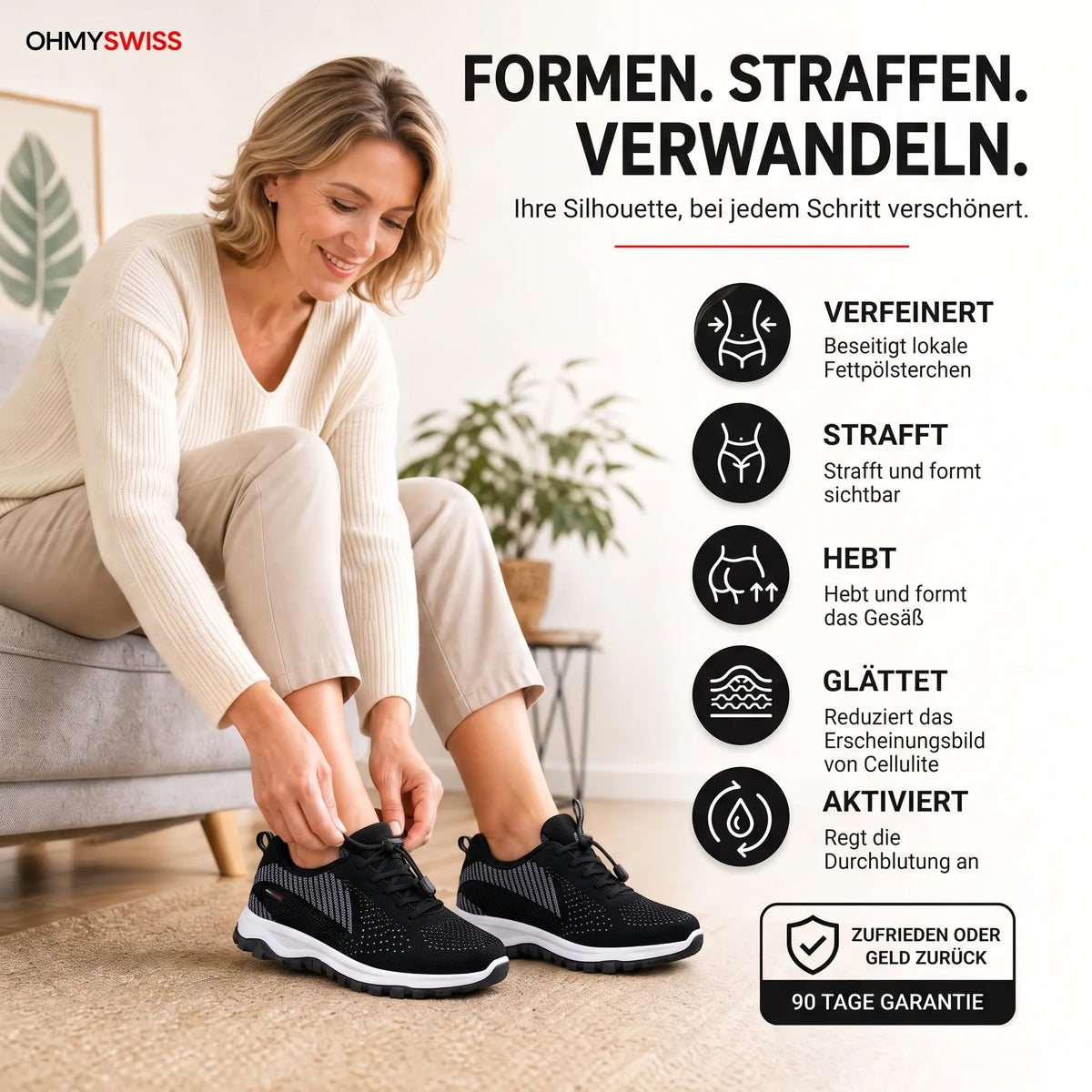 AmpliSoft™ – Komfort-Sneaker für geschwollene und breite Füße OHMYSWISS