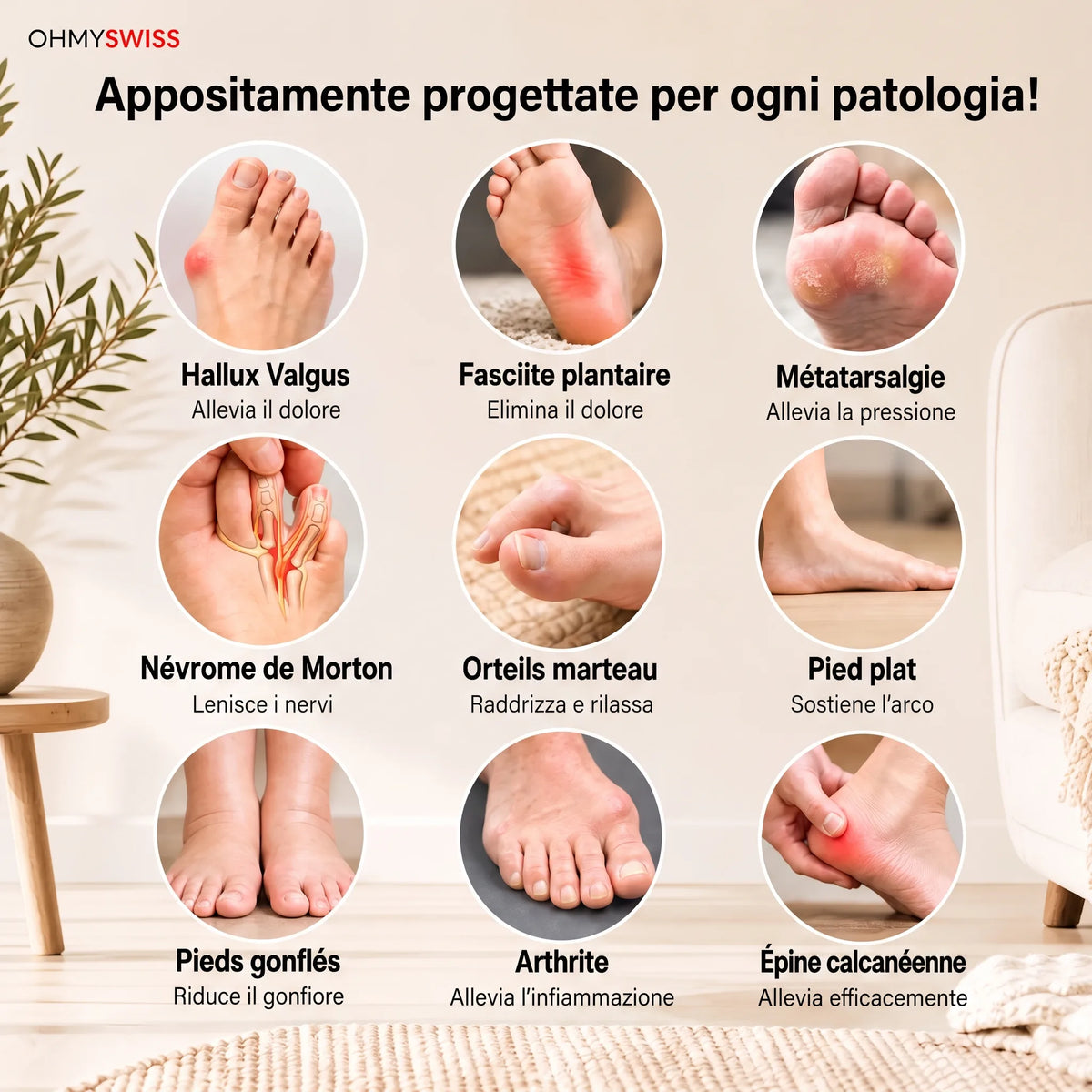 AmpliSoft™ — Sneaker comode per piedi gonfi e larghi OHMYSWISS
