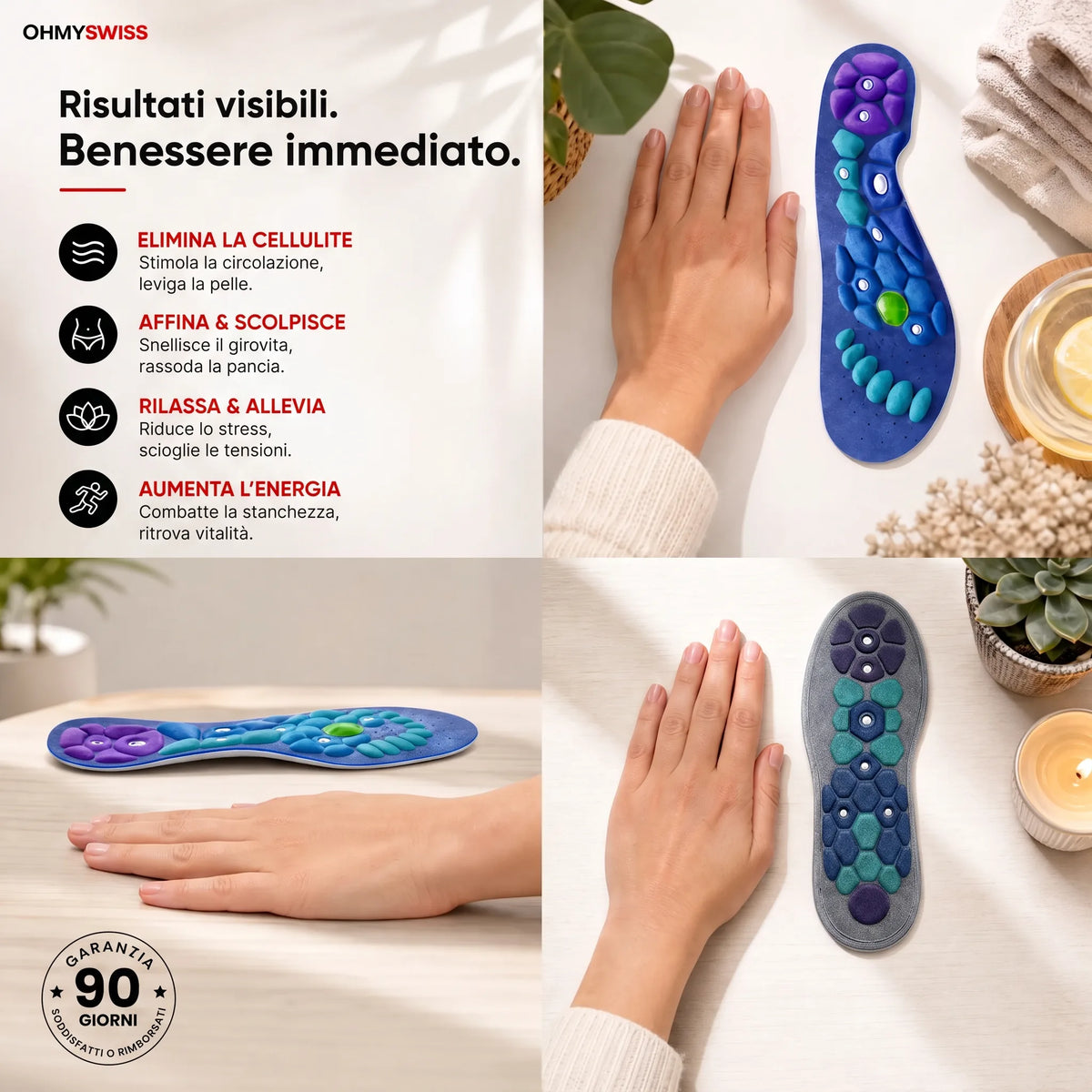 Solette magnetiche dimagranti OHMYSWISS