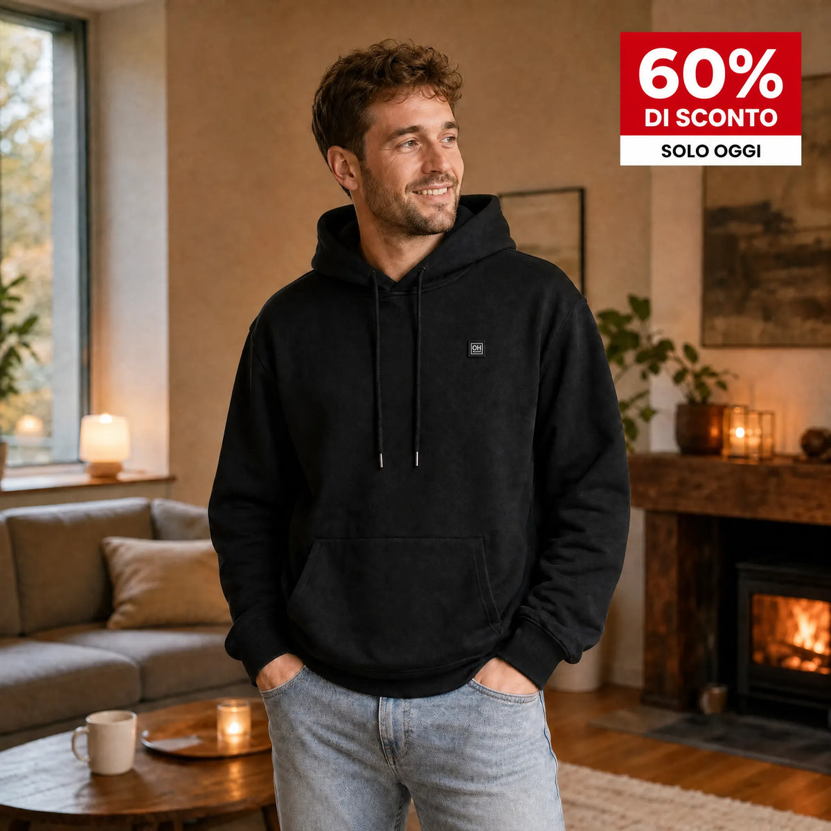 Premium-Heiz-Hoodie von OHMYSWISS