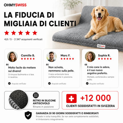 Zweisitzer-Sofa „Plush Anti-Pelo“ von OHMYSWISS