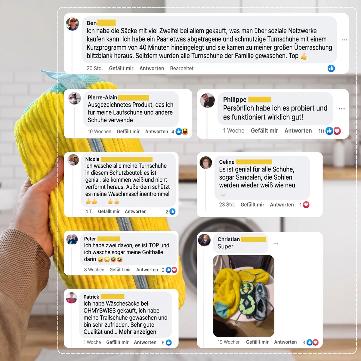 Wäschesack für Schuhe OHMYSWISS