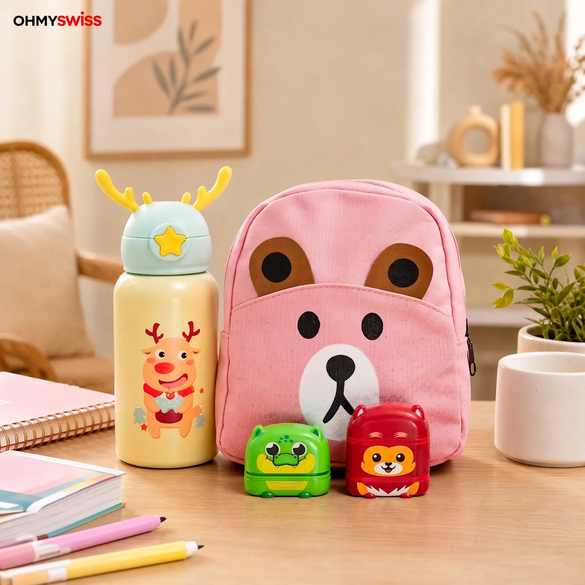 KiddoTampon™ — Timbro personalizzato con nome per bambini OHMYSWISS