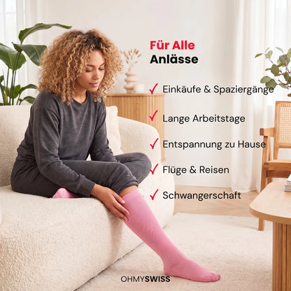 Komfort-Kompressionsstrümpfe OHMYSWISS