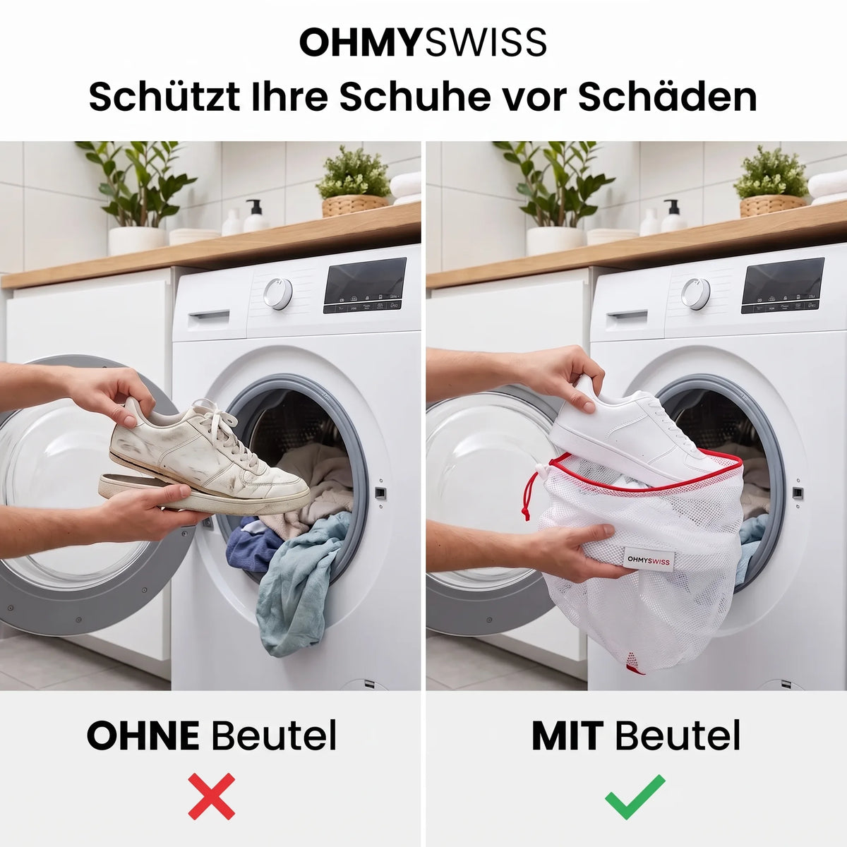Wäschesack für Schuhe OHMYSWISS