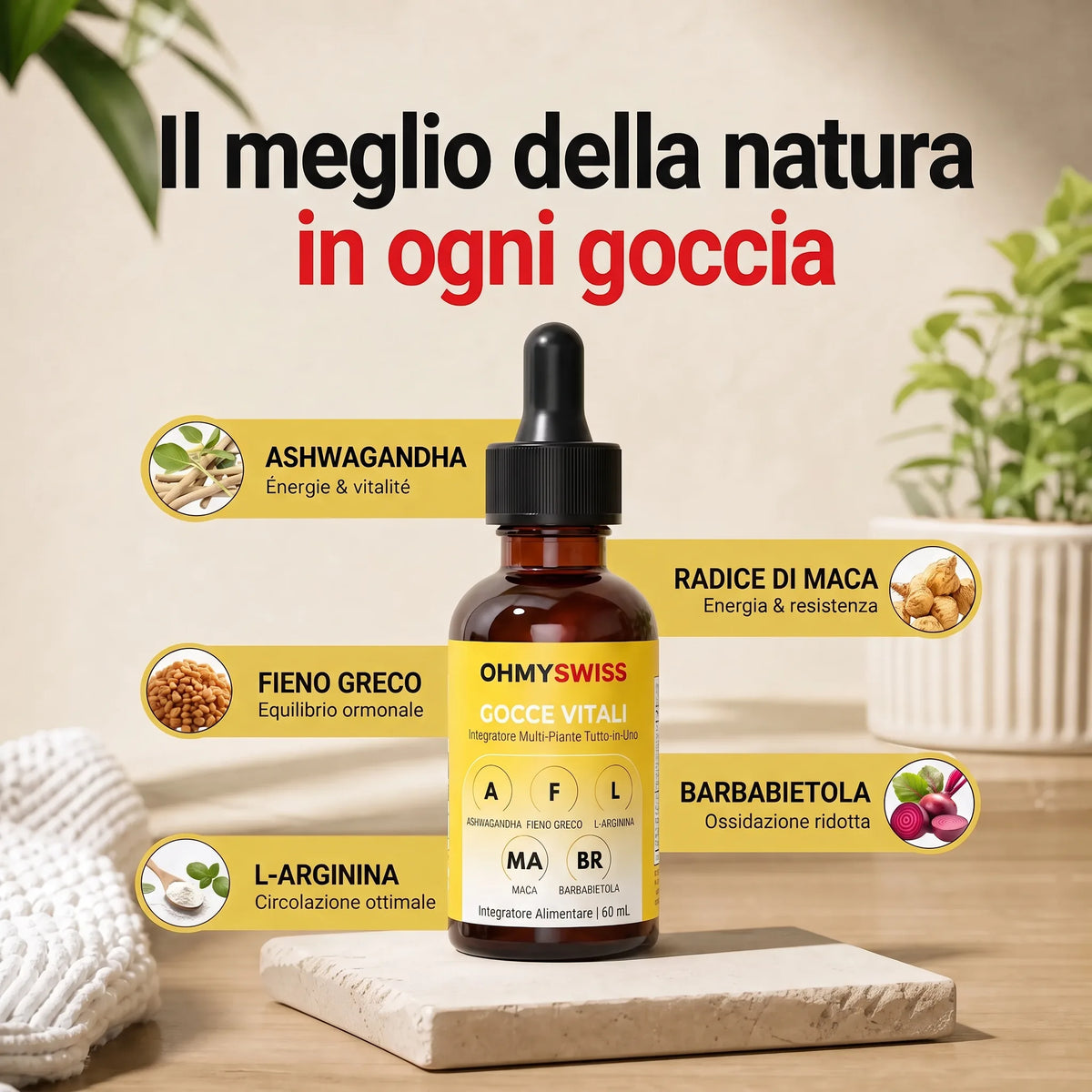 Gocce Tonificanti™ OHMYSWISS