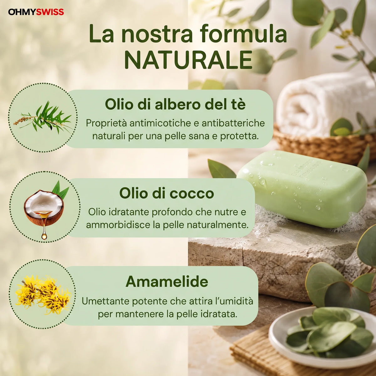 Sapone antimicotico OHMYSWISS