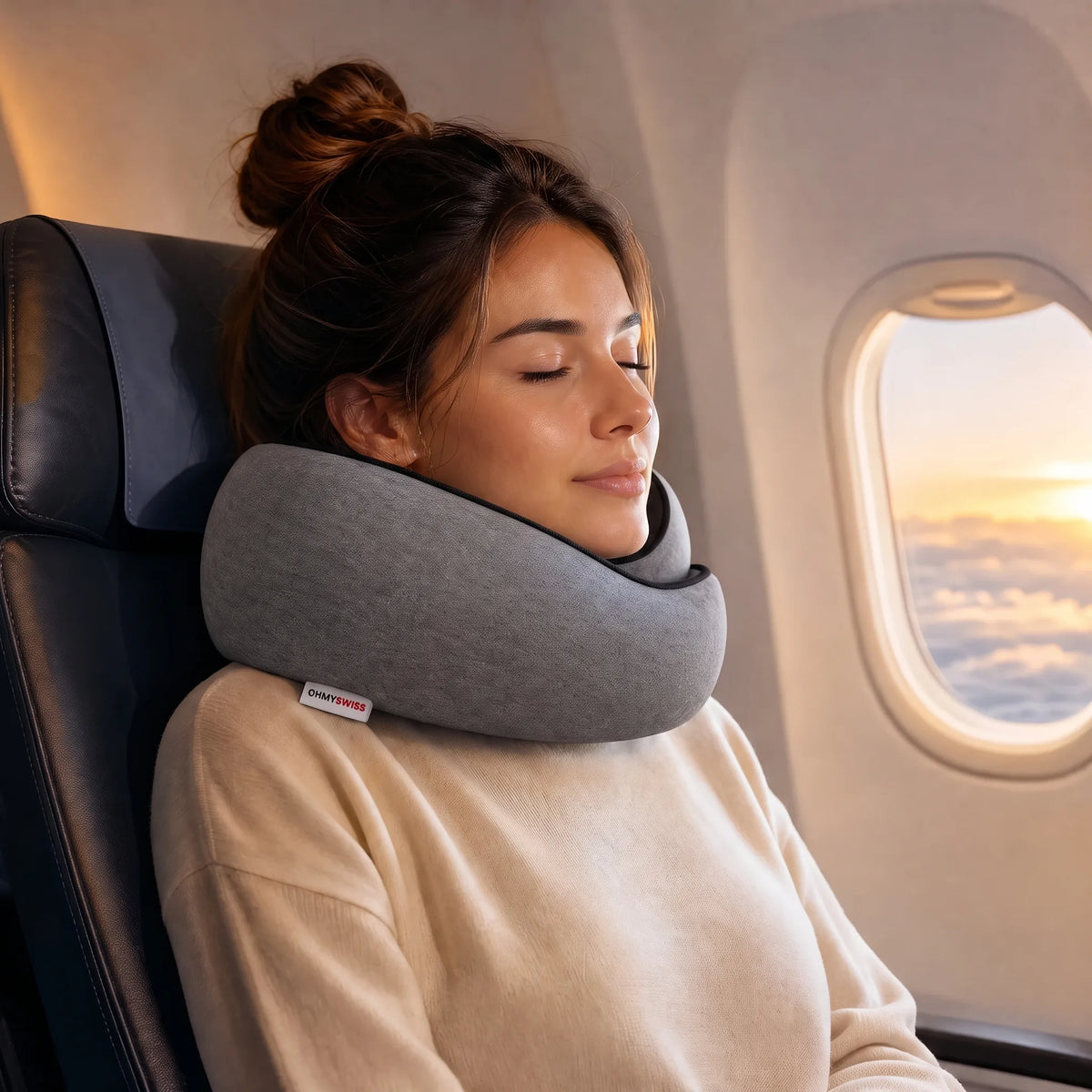 Nappy™ – Das ergonomische Reisekissen von OHMYSWISS