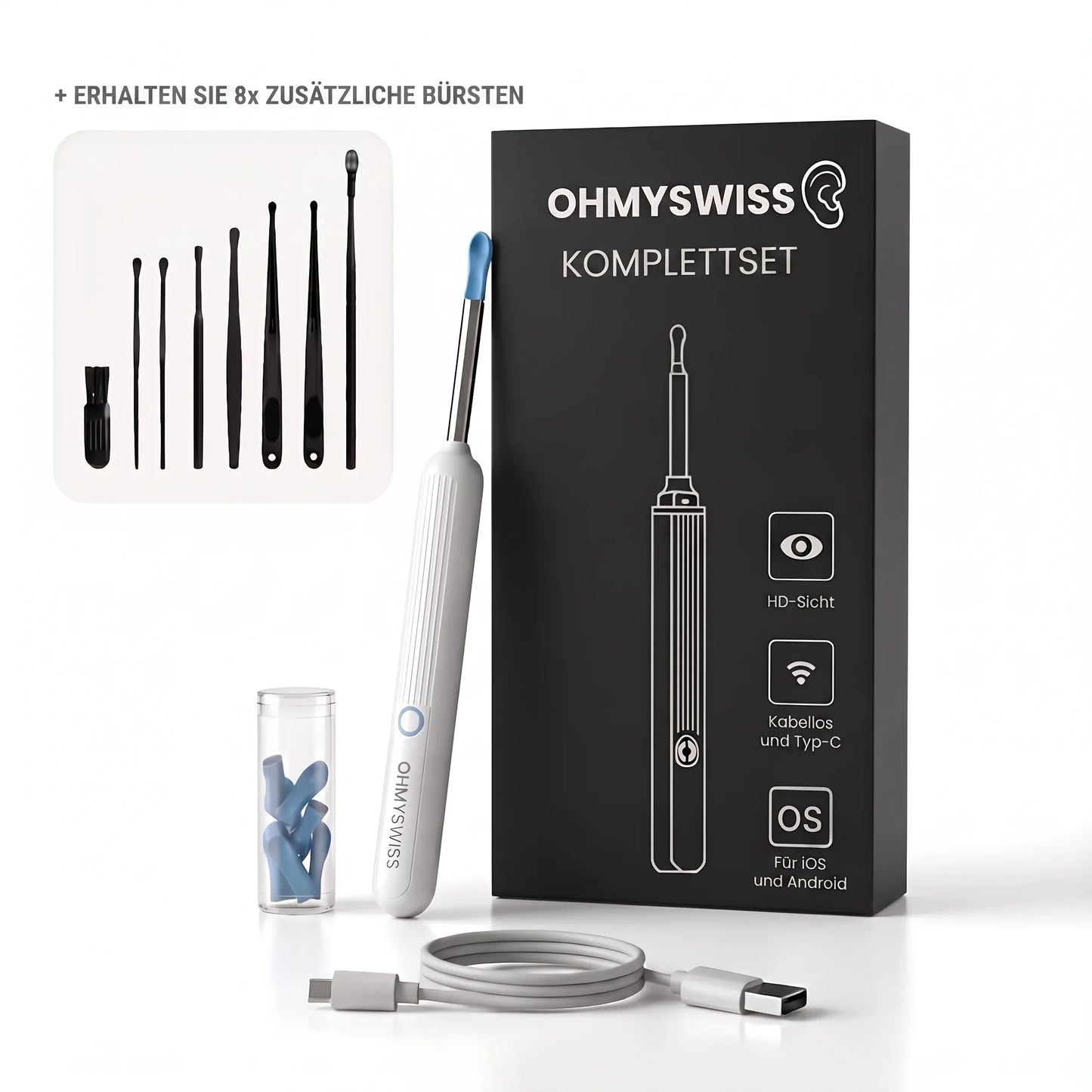 Intelligenter HD Ohrenreiniger OHMYSWISS