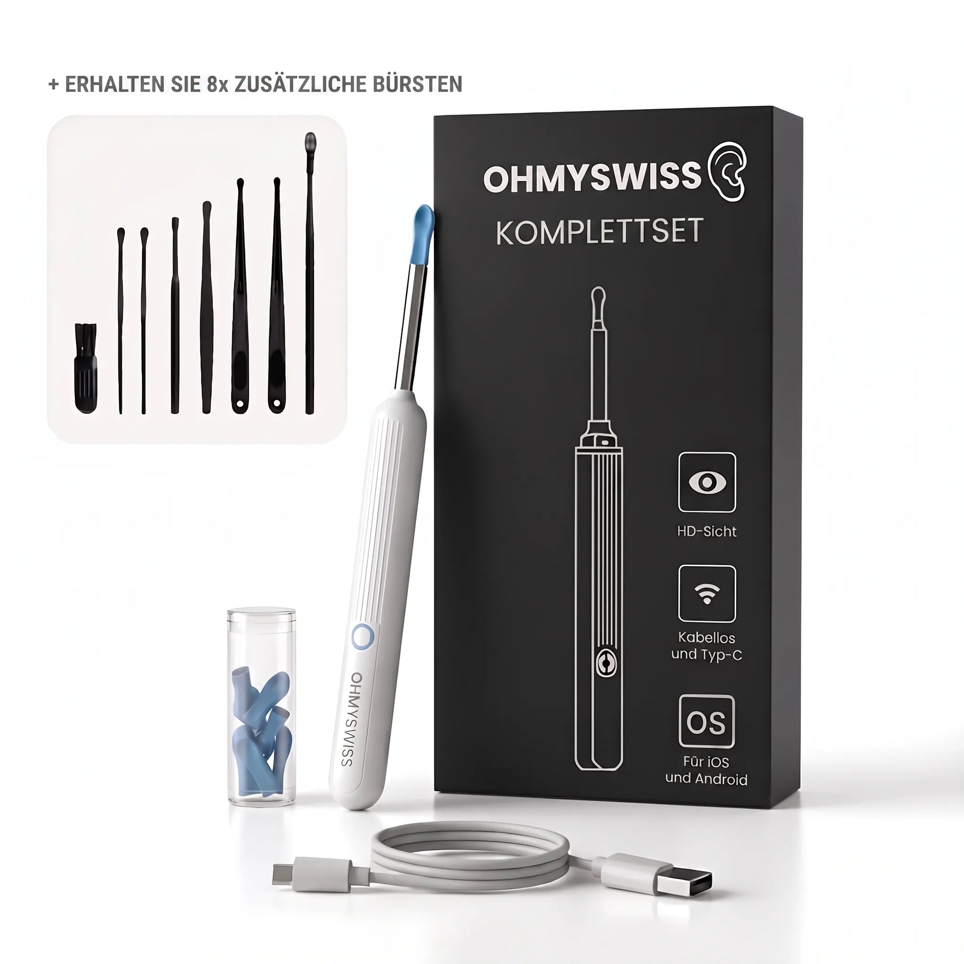 Intelligenter HD Ohrenreiniger OHMYSWISS