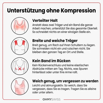 Komfort-Top mit integriertem BH OHMYSWISS