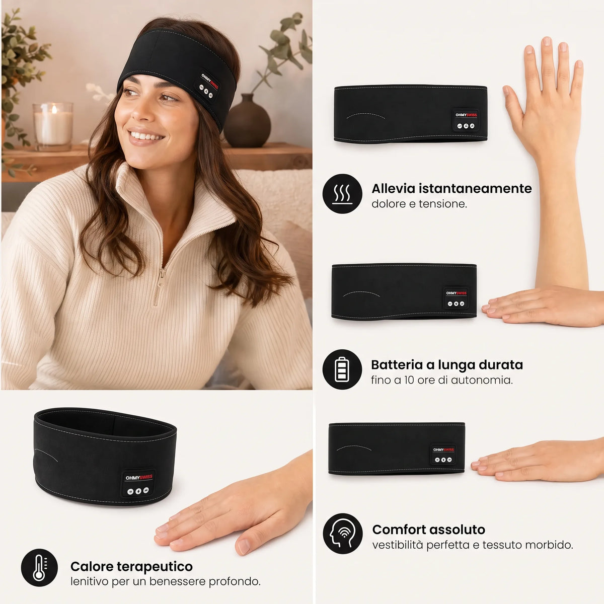 Fascia audio Bluetooth OHMYSWISS