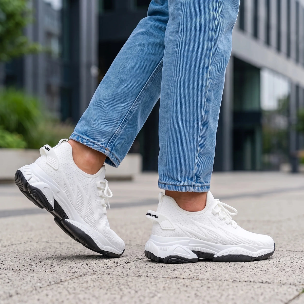 Sneakers Limitless con Rialzo Invisibile OHMYSWISS