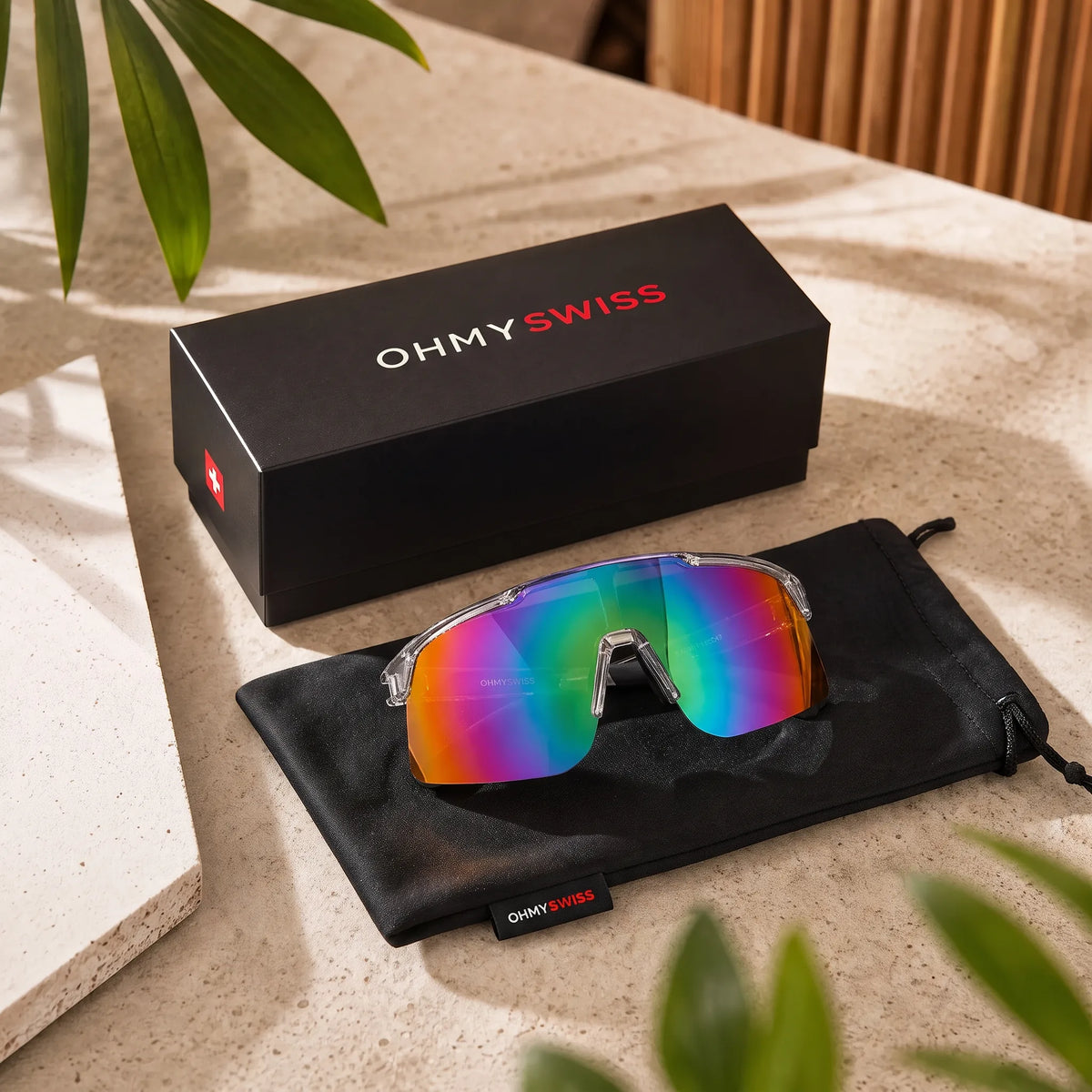 PRO Sport-Sonnenbrille mit Antibeschlagbeschichtung von OHMYSWISS