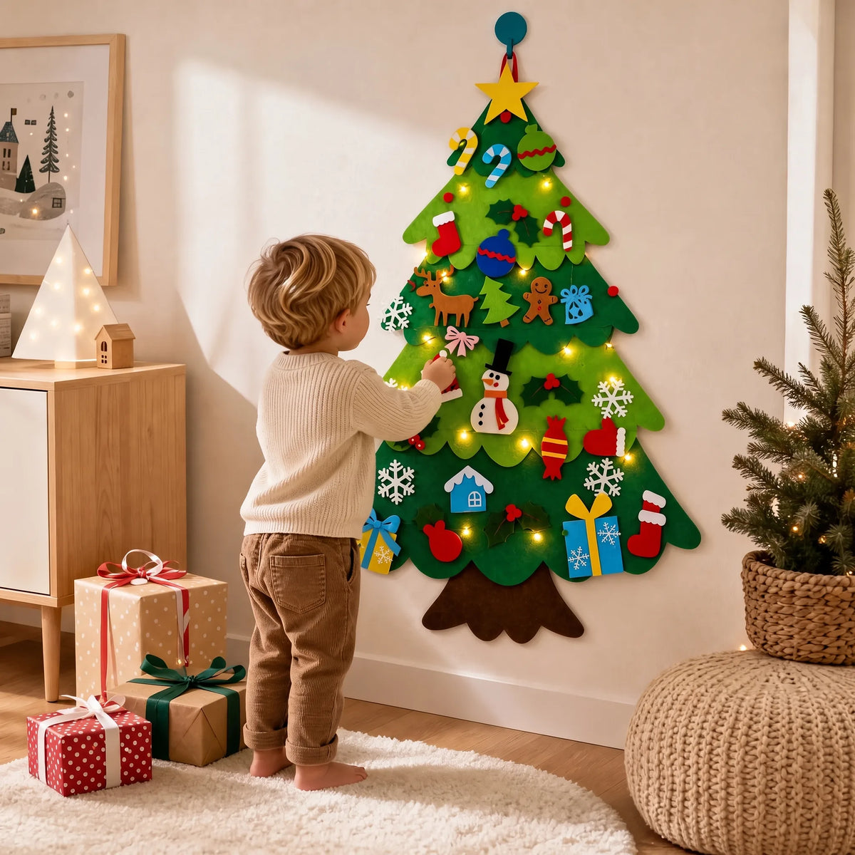 Albero di Natale in feltro Montessori OHMYSWISS