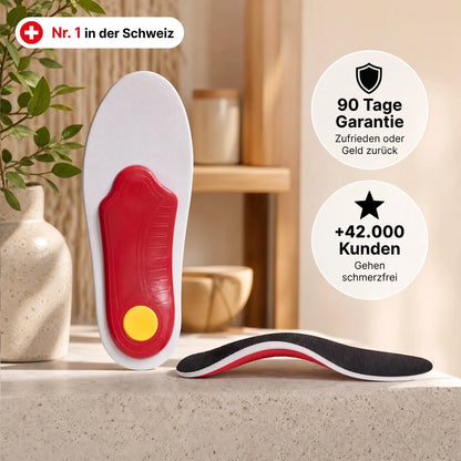 ArcoFlex™ – orthopädische, schmerzfreie Einlegesohlen von OHMYSWISS