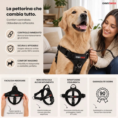 Anti-Zug-Halsband „Comfort+“ von OHMYSWISS